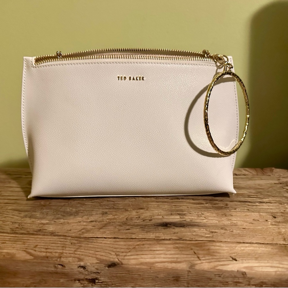 Ted Baker Ivory Wristlet Clutch